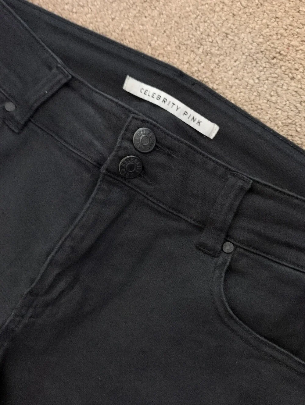 Celebrity Pink Junior Mid Rise Skinny Jeans/ Denim - Picture 7 of 8